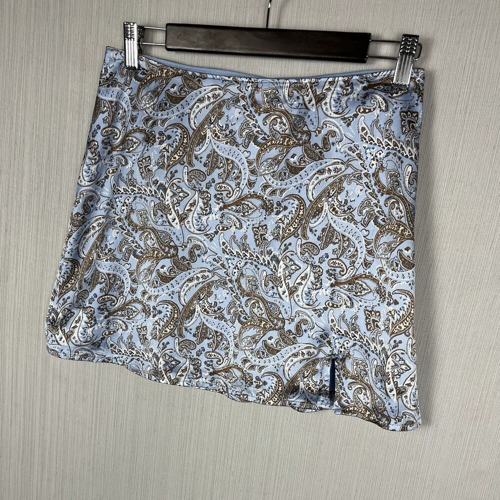 Hollister Paisley Mini Skirt Womens S Y2K Style‎ Summer Festival